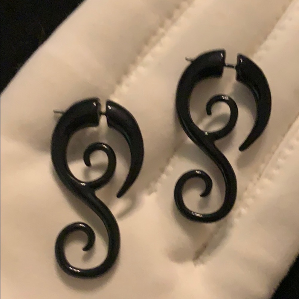 Faux Gauge earrings